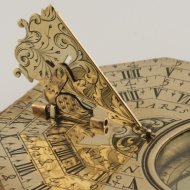 Large pocket sundial from Nicolas Bion in original box.