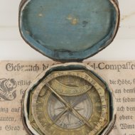 Augsburg pocket sundial fron Andreas Vogler