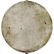 Tin plate of an 17th or 18th century astrolabe.