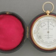 Dutch altimeter, signed 'J.M. Schmidt, Amsterdam'