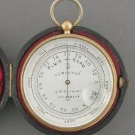 Dutch altimeter, signed 'J.M. Schmidt, Amsterdam'