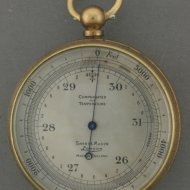 English altimeter, signed: 'Short & Mason, London'