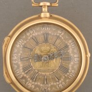 Gold dutch pocket watch 'Steven Hoogendijk, Rotterdam, No. 13 E'