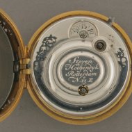 Gold dutch pocket watch 'Steven Hoogendijk, Rotterdam, No. 13 E'