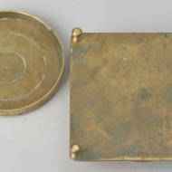 Brass German sundial, signed 'T.FVCHS', ca 1600