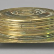 Brass German sundial, signed 'T.FVCHS', ca 1600