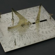 Analemmatic sundial: fecit Ioan Engelbrecht, Beraunensis, 1806