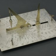 Analemmatic sundial: fecit Ioan Engelbrecht, Beraunensis, 1806