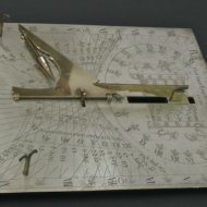 Analemmatic sundial: fecit Ioan Engelbrecht, Beraunensis, 1806