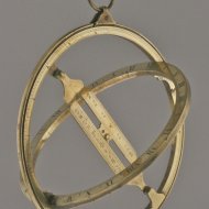 Early english universal equinoctial sundial or universal ring dial. 1st half 18th century. Pre 1752