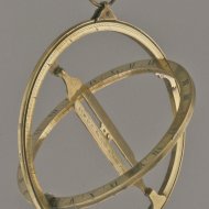 Early english universal equinoctial sundial or universal ring dial. 1st half 18th century. Pre 1752