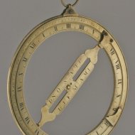 Early english universal equinoctial sundial or universal ring dial. 1st half 18th century. Pre 1752