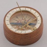 German sundial in original paper box. 1780