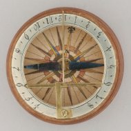 German sundial in original paper box. 1780