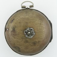 Silver triple-cased date verge pocket watch, 'J.P. Kroese, Amsterdam'