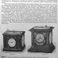 Deichmann Astronomical Chronometer, Tellurium, Cassel. Patented 1889