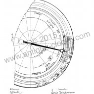 Deichmann Astronomical Chronometer, Tellurium, Cassel. Patented 1889