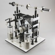 Wimshurst Electrostatic generator,  Wommelsdorf type, Berlijn 1920