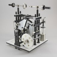 Wimshurst Electrostatic generator,  Wommelsdorf type, Berlijn 1920