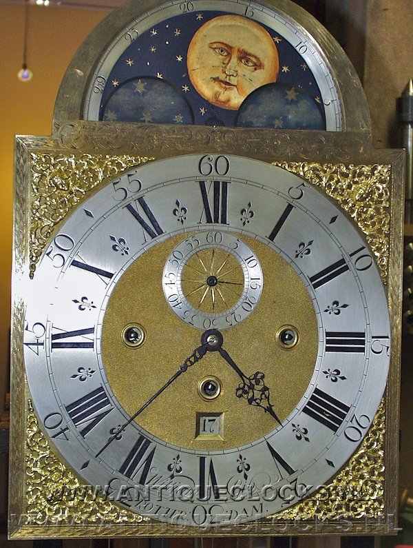 Longcase clock by 'William Gib, Rotterdam'
